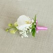 WHITE ORCHID BOUTONNIERE